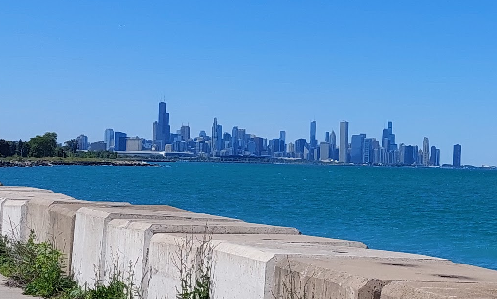 a photo i took while biking in chicago